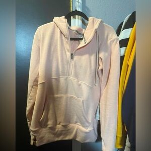 Medium Pink Fleece Ampersand Pullover